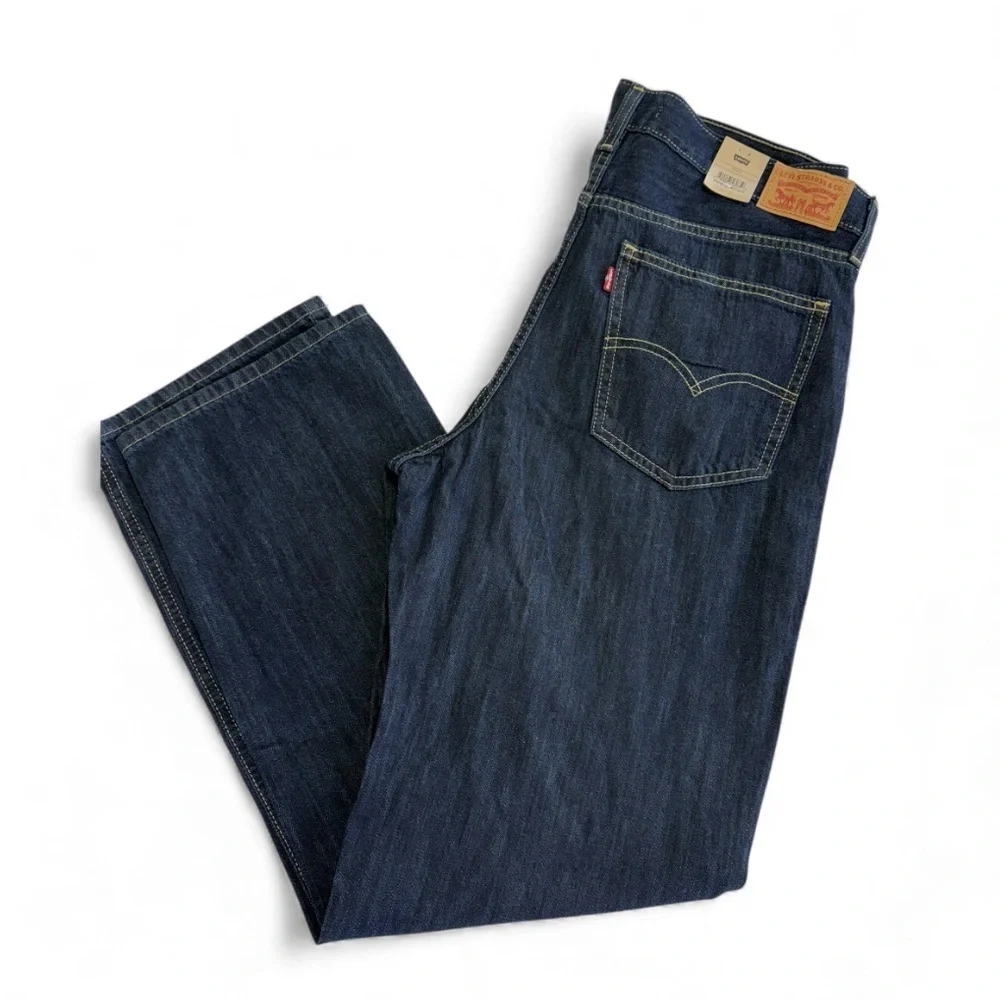 Levi's Dark Blue Straight Men's Jeans 31X30
